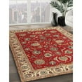 thumbnail image 2 of Ahgly Company Indoor Square Traditional Sand Brown Persian Area Rugs, 7' Square, 2 of 6