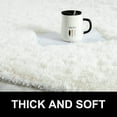 thumbnail image 6 of Softlife Ultra Soft Area Rugs, Fluffy Carpets for Bedroom Living Room Shaggy Floor Rug Home Decor Mats, 4' x 5.3' , Cream, 6 of 6