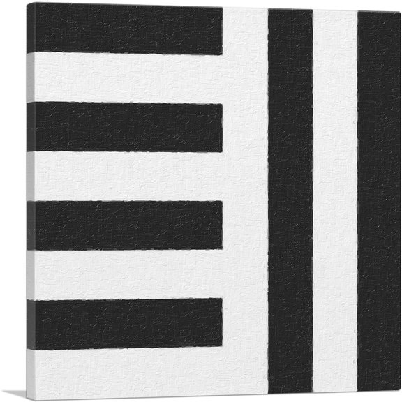 ARTCANVAS Mid-Century Modern Piano Canvas Art Print - Size: 18" x 18" (0.75" Deep)