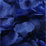 Liroyal Big Value Rose Petals, 1000-Piece, Navy Blue