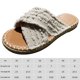 thumbnail image 2 of Sandalias de playa con correa cruzada, zapatillas de casa con punta abierta, informales para mujer, verano elegante, 2 of 8