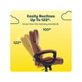thumbnail image 6 of Serta Garret Executive Office Chair Cognac Bonded Leather, 6 of 8