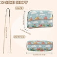 thumbnail image 4 of FORMRS Women Crossbody Purse with Chain Strap Vegan Leather Shoulder Handbag, Red Trains Pattern, 4 of 7