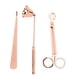 thumbnail image 5 of Juego De Accesorios Para Mechas De Velas, 3 Piezas Juego De Recortadores De Mechas Para Velas Recortador De Mechas Para Velas Snuffer Wick Dipper Juego De Accesorios Para Velas De Acero Inoxidable Oro, 5 of 5