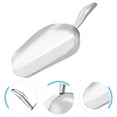 thumbnail image 3 of Heavy Duty Stainless Steel Ice Scoop - Multi-Purpose Utility Scoop for Candy, Beans, Rice, Kitchen and Food Service Use, 3 of 6