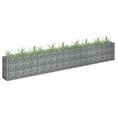 thumbnail image 3 of vidaXL Gabion Raised Bed Galvanized Steel 141.7"x11.8"x3.9", 3 of 82