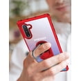 thumbnail image 6 of Amuoc Samsung Galaxy Note 10 Case, [ Military Grade ] 15ft. Drop Tested Protective Case | Kickstand | Compatible with Samsung Galaxy Note 10 / Note 10 5G Case -Red, 6 of 7