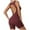 Red, variant on OSOLU Women's Sleeveless Yoga Jumpsuits Shorts Bodysuit Deep Scoop Neck Backless Bodycon Jumpsuits Sports Soft Tummy Control Workout Athletic Gym Bottoms Red L
