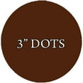 thumbnail image 2 of VWAQ 20 Polka Dot Wall Decals 3 Inch Peel & Stick Circles Dots Colors Kids Room VWAQ-555 (Brown), 2 of 2