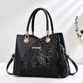 thumbnail image 2 of Stylago Handbags and Purses 2026 Shiny Shoulder Bags for Women Top Handle Leather Crossbody Tote Travel Gift for Ladies Black, 2 of 7