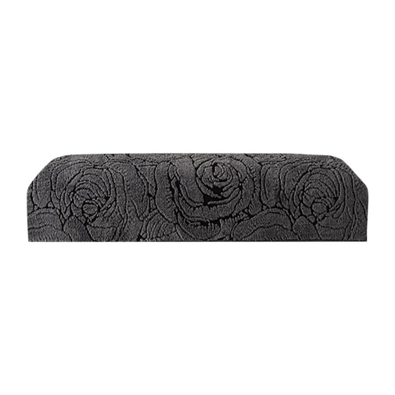 Lilixerw Reversible Thick Plush Sofa Cushion Cover,Winter Vintage Non-Slip Pad for Couch,35.4x27.6 Inch Soft Warm Flannel Fixed Mat,Home Decor,Dark Gray