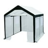 Spring Gardner Walk In Portable Gable Garden Greenhouse, 10x8x8ft, Clear