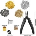 thumbnail image 6 of Bead Crimping Pliers and Tube Crimp Beads, lyfLux 1000 Pieces Jewelry Crimp Beads with Jewelry Bead Crimping Pliers for Jewelry Beading Making Supplies, 6 of 8