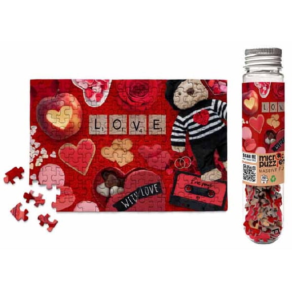 Valentine's Day Romance Valentine Puzzle Unique Gift Love 150 pc Micro Jigsaw Puzzle