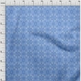 thumbnail image 4 of oneOone Cotton Poplin Twill Light Blue Fabric Geometric Sewing Material Print Fabric By The Yard 56 Inch Wide, 4 of 4