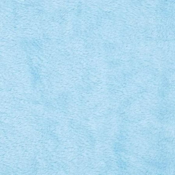 Luxurious Minky Fabric by the Yard | 60” Wide | Ultra Sof it 3mm Pile for Blankets & More | Valentina Textile Inc. (1/2 Yard, Baby Blue )