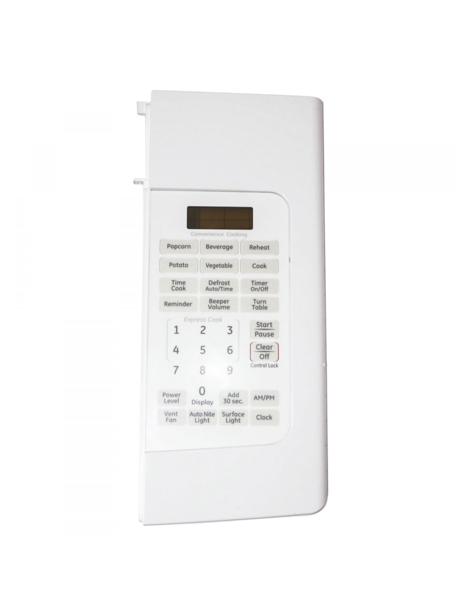 WB07X11280 GE Microwave Control Panel Asm Ww