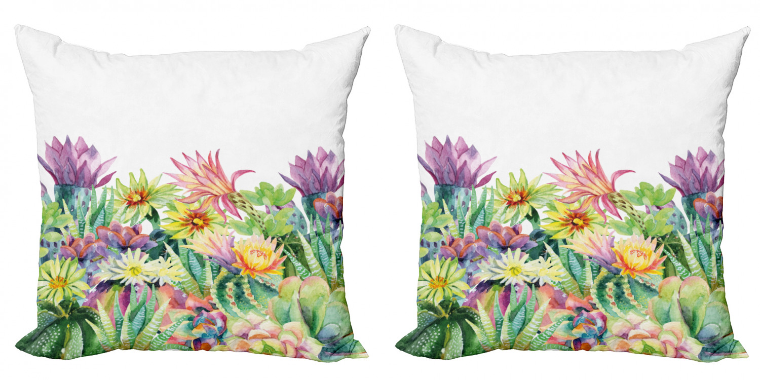 Set of 2 NY botanical Gardens Beaded Pillows