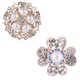 thumbnail image 1 of 2 piezas de ramillete de boda para mujer, broche de hoja de flor elegante con perlas de cristal para mujer, novia, 1 of 5