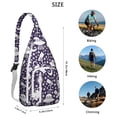 thumbnail image 4 of Universe Shoulder Backpack - Cosmic Star Field Pattern with Glow-in-the-Dark Details, Lightweight Anti-Theft Daypack, 4 of 4