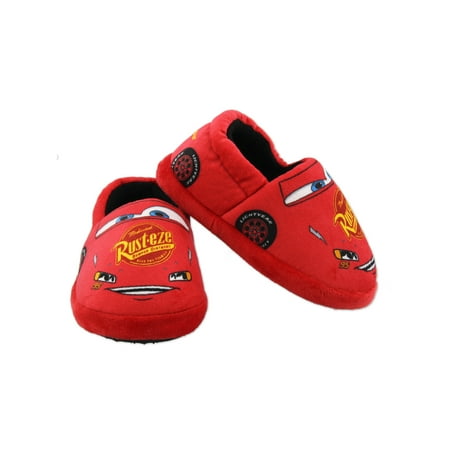 

Disney Cars Lightning McQueen Racecar Toddler Boys Plush Aline Slippers CH90215