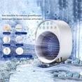 thumbnail image 2 of Ventilador de aire acondicionado portátil compacto, ahorro de energía, ecológico, tecnología de enfriamiento rápido, luces de colores, ventilación de aire flexible para el hogar, la oficina y el, 2 of 5