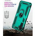 thumbnail image 6 of for Samsung A13 5G Case,Galaxy A13 5G Case with HD Screen Protector, [Military Grade] Ring Car Mount Kickstand Hybrid Hard PC Soft TPU Shockproof Protective Case for Galaxy A13 5G (Teal), 6 of 12