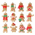 thumbnail image 4 of Worallymy 12 piezas de adornos para árboles de Navidad decoración de PVC suave colgantes para festivales regalo para sala de estar hogar un estilo Worallymy JD735810588, 4 of 7