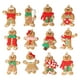 thumbnail image 4 of 12 Uds. De adornos para árbol de Navidad de hombre de jengibre, herramientas de decoración para sala de estar de PVC, Festival, fiesta de año Kits de decoración para fiestas L juego de 12 A Naiovety HA001111-01, 4 of 6