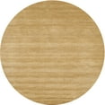 thumbnail image 1 of Ahgly Company Machine Washable Indoor Round Contemporary Yellow Area Rugs, 8' Round, 1 of 7