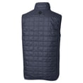 thumbnail image 3 of Men's Cutter & Buck Heather Navy Portland Sea Dogs Rainier PrimaLoft Eco Insulated Full-Zip Puffer Vest, 3 of 3