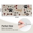 thumbnail image 5 of Paw Prints and Bones Kitchen Rug Mat,Kitchen Runner Rugs Non Skid Washable,Decorative Kitchen Floor Mats for Kitchen,Sink,Laundry,17"X47", 5 of 5