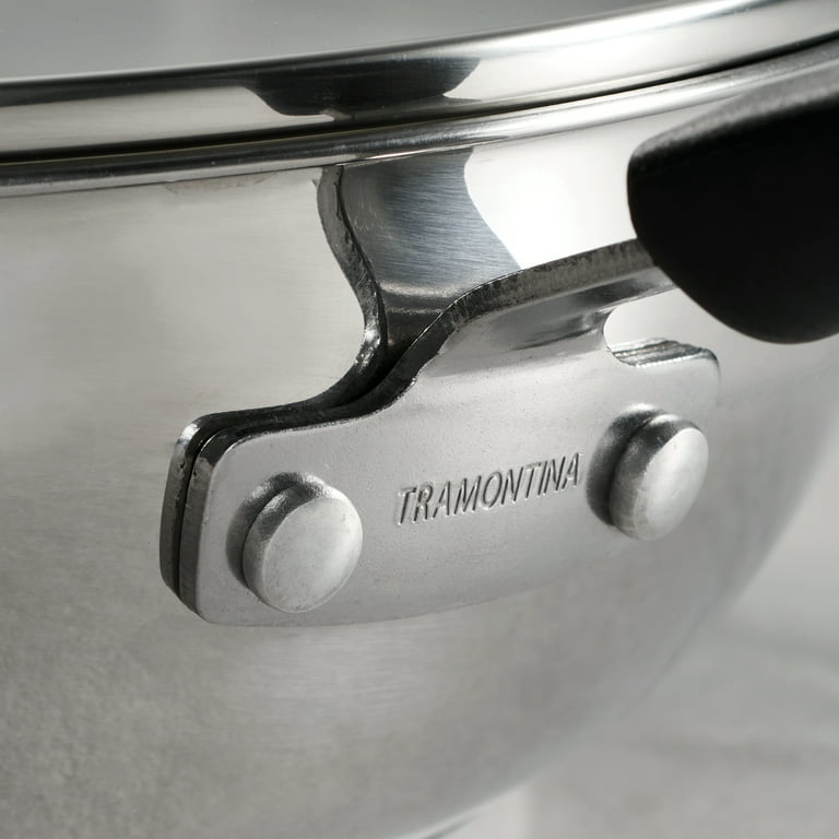 Dropship Tramontina Everyday 5 Quart Stainless Steel Tri-Ply Base