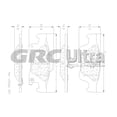 thumbnail image 2 of BALATA TRASERA JEEP GRAND CHEROKEE 11-16 (CERAMICA) GRC ULTRA GCD1498, 2 of 2