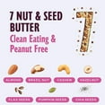thumbnail image 3 of NuttZo Natural Power Fuel Crunchy 7 Nuts & Seeds Butter | Paleo and Keto Friendly | Peanut & Gluten Free, Kosher, No Added Sugar or Oil | 12 oz Jar, 3 of 5
