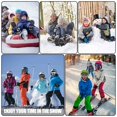 thumbnail image 7 of FEN AI Boy's Fleece Lined Hiking Pants Waterproof Windproof Outdoor Trousers Youth Soft Shell Expandable Waist Warm Snow Ski Pants, 7 of 7