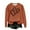 Orange Valentine Tops, variant on EOYWHK Sweatshirts for Women No Hood Crewneck Sweatshirt Loose Fit Love Printed Long Sleeve Breathable Pullover Tops Gifts