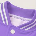 thumbnail image 5 of Letdown Boys Girls Varsity Jacket Colorblock Letterman Baseball Bomber Coat School Outwear Casual Varsity Jacket School Bomber Jackets, 5 of 7