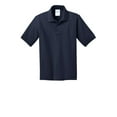 thumbnail image 5 of Port & Company Youth Core Blend Jersey Knit Polo-S (Deep Navy), 5 of 6
