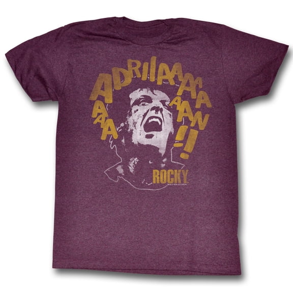 Rocky Movies Adriaaaaan Adult Short Sleeve T Shirt