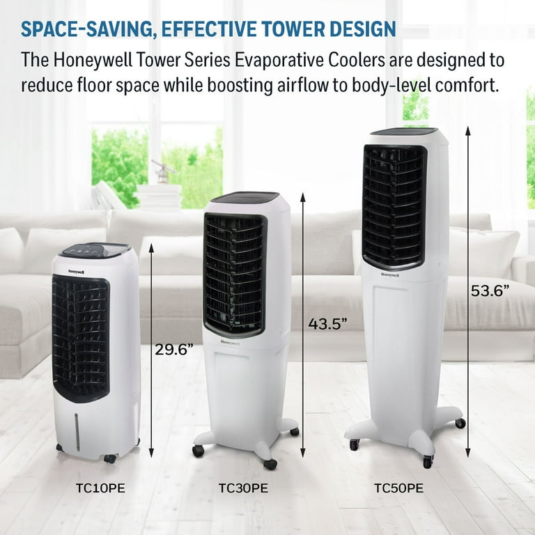 Honeywell Quiet 120V White Indoor Portable Evaporative