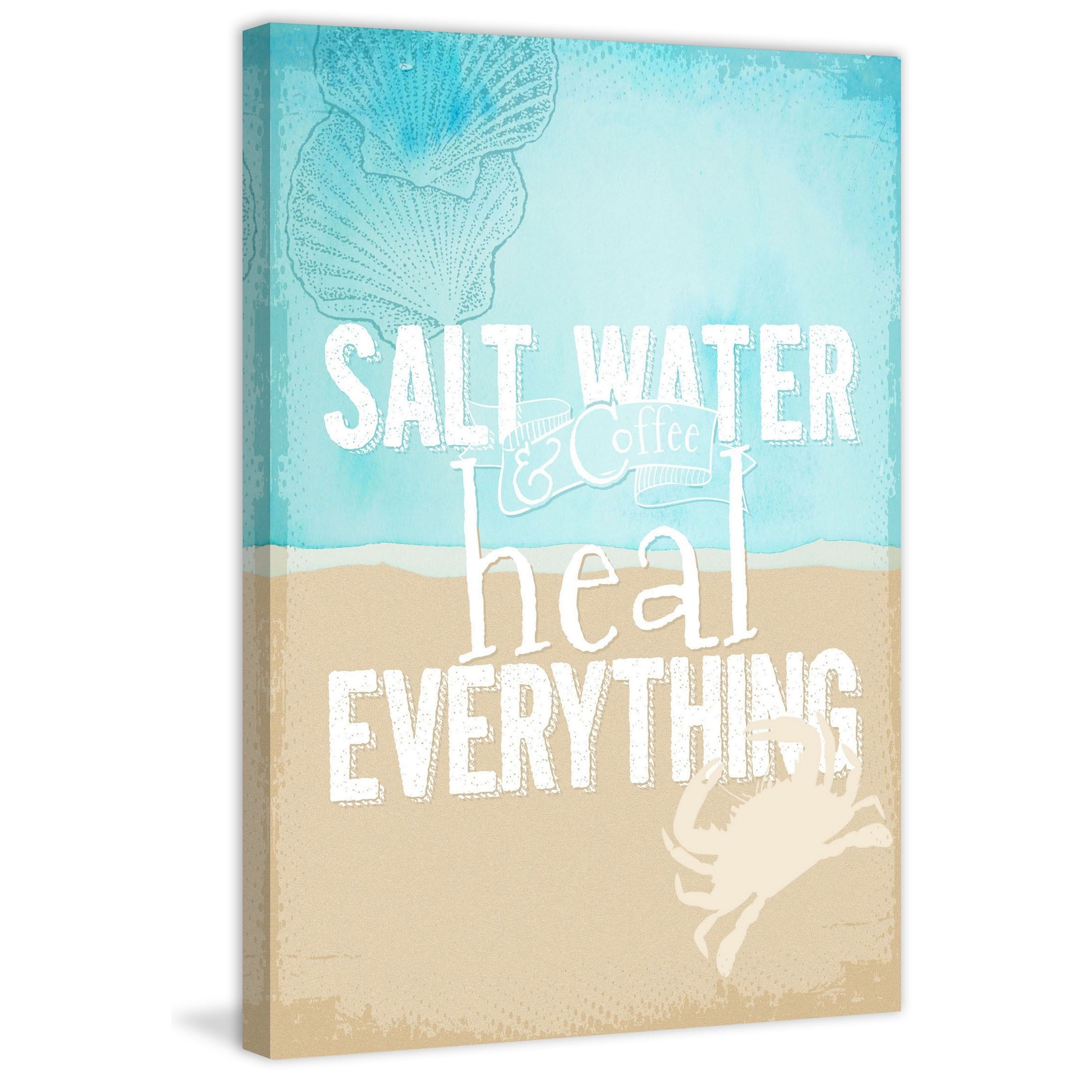 "Salt Water" Painting Print on Wrapped Canvas