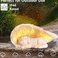 thumbnail image 4 of Solar Powered Garden Dog Statue Outdoor Decoration for Yard and Lawn Decor, Solar Energy Operated, 4 of 6