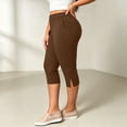 thumbnail image 5 of Zulora Women's High Waist Cropped Jogger Yoga Pants with Side Split Hem Sweat Wicking Fabric Slim Fit Active Trousers for Gym Walking Travel and Daily Casual Everyday Wear All Season, 5 of 9