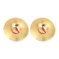 thumbnail image 1 of Paire d'instruments de percussion en laiton avec cymbales Crash, outil pédagogique, jouet pour enfants et adultes, 1 of 4