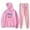 Pink, variant on Mordecai and the Rigbys Hoodie Jogger Pants Two Piece Set Sweatshirts Sweatpants Women Men Outfit Sets