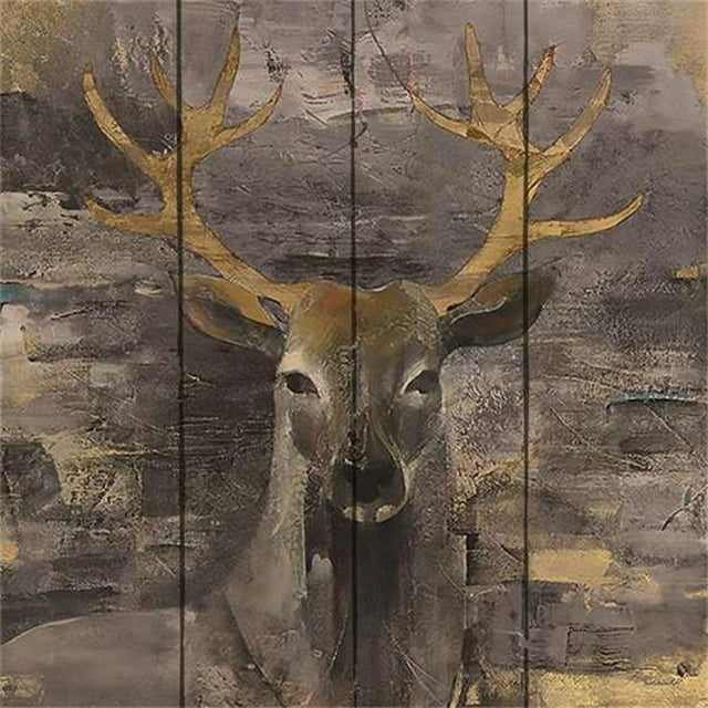 Artistic Reflections PA1098 14 x 14 Po le Chef de File de l'Art de Palette Imprimée en Bois d'Or