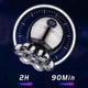 thumbnail image 5 of Maquinilla De Afeitar Afeitadora eléctrica portátil para hombre, recortadora de vello facial para regalos de Año Nuevo (estándar) Sywqhk Libre de BPA, 5 of 7