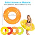 thumbnail image 7 of FiGoal 4 Pack Summer Swimming Float Swimming Pool Ring Toys Outdoor Water Activities, 7 of 7