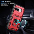 thumbnail image 4 of MYKOMI Compatible with Google Pixel 9a Case 360° Metal Rotated Ring Holder Kickstand【Camera Protection】 Military - Grade Heavy Duty for Pixel 9a Phone Case 2025, 4 of 6